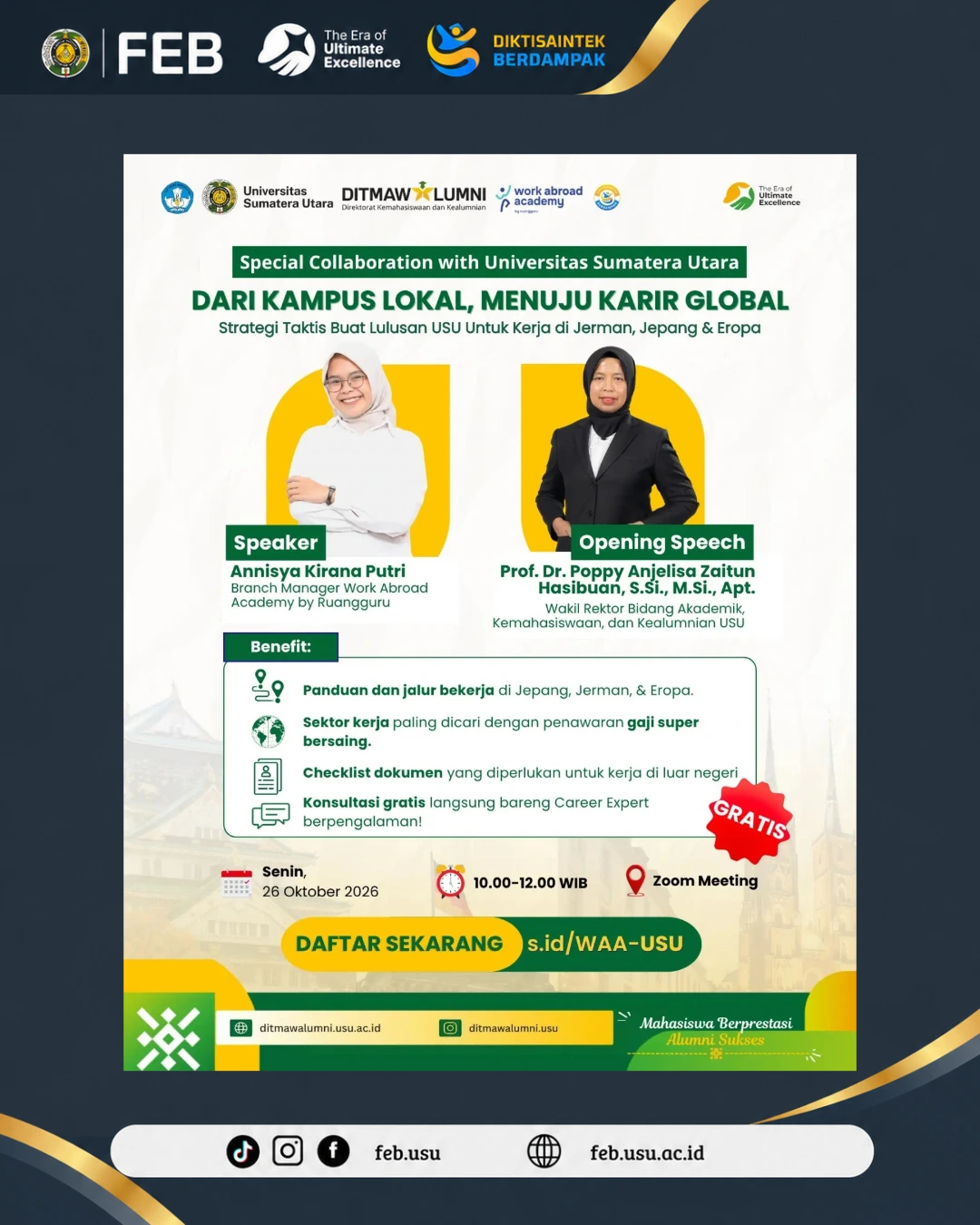 DARI KAMPUS LOKAL, MENUJU KARIR GLOBAL